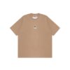 AAPE CLOVER RUBBER LOGO TEE-BEIGE
