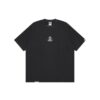 AAPE CLOVER RUBBER LOGO TEE-WASHED BLACK
