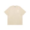 AAPE HEART RUBBER LOGO TEE-BEIGE