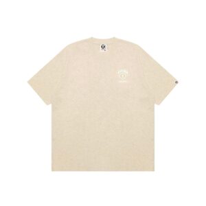 AAPE-HEART-RUBBER-LOGO-TEE--BEIGE AAPE HEART RUBBER LOGO TEE-BEIGE