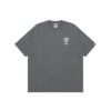 AAPE HEART RUBBER LOGO TEE-DARK GREY