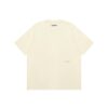 AAPE MOONFACE RUBBER LOGO TEE-IVORY