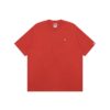AAPE MOONFACE RUBBER LOGO TEE-RED