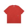 AAPE MOONFACE RUBBER LOGO TEE-RED
