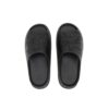 AAPE NOW DEBOSSED LOGO SLIDES-BLACK