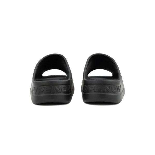 AAPE NOW DEBOSSED LOGO SLIDES-BLACK