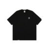 AAPE SPADE RUBBER LOGO TEE-BLACK