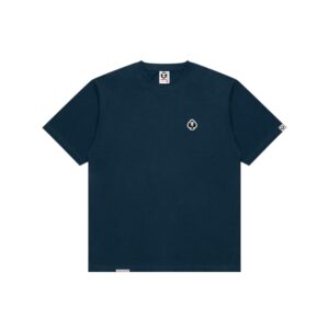 AAPE-SPADE-RUBBER-LOGO-TEE--NAVY AAPE SPADE RUBBER LOGO TEE-NAVY