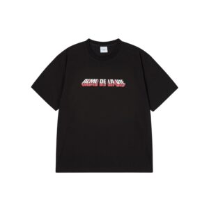 ACME DE LAVIE 3D CARTOON LOGO TEE-BLACK