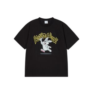 ACME DE LAVIE CARTOON CHINCILLA TEE-BLACK