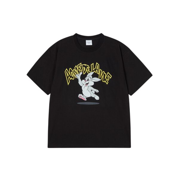 ACME DE LAVIE CARTOON CHINCILLA TEE-BLACK