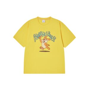 ACME DE LAVIE CARTOON CHINCILLA TEE-YELLOW