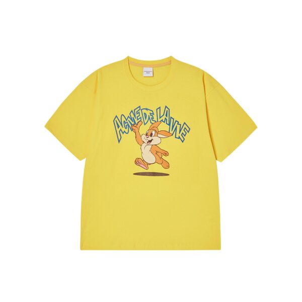 ACME DE LAVIE CARTOON CHINCILLA TEE-YELLOW