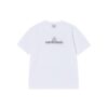 ACME DE LAVIE EMBROIDERED ROUNDING SYMBOL TEE-WHITE