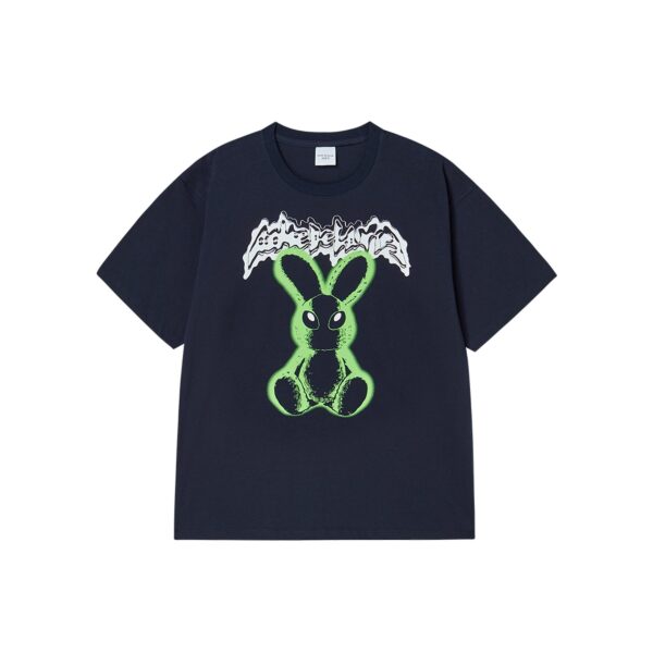 ACME DE LAVIE NEON ALIEN TEE-NAVY