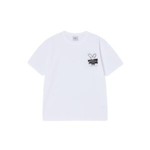ACME DE LAVIE NEWSPAPER RABBIT TEE-WHITE