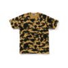 BAPE 1ST CAMO 1 POINT TEE-YELLOW CAMO