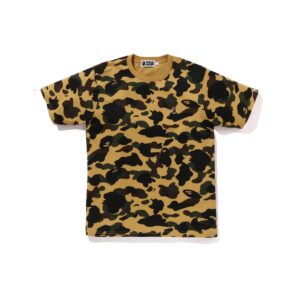 BAPE-1ST-CAMO-1-POINT-TEE--YELLOW-CAMO BAPE 1ST CAMO 1 POINT TEE-YELLOW CAMO