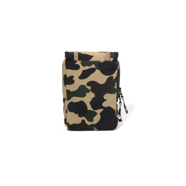 BAPE 1ST CAMO PHONE BAG-YELLOW CAMO