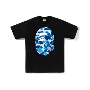BAPE-ABC-CAMO-BIG-APE-HEAD-TEE--BLUE-BLACK BAPE ABC CAMO BIG APE HEAD TEE-BLUE/BLACK