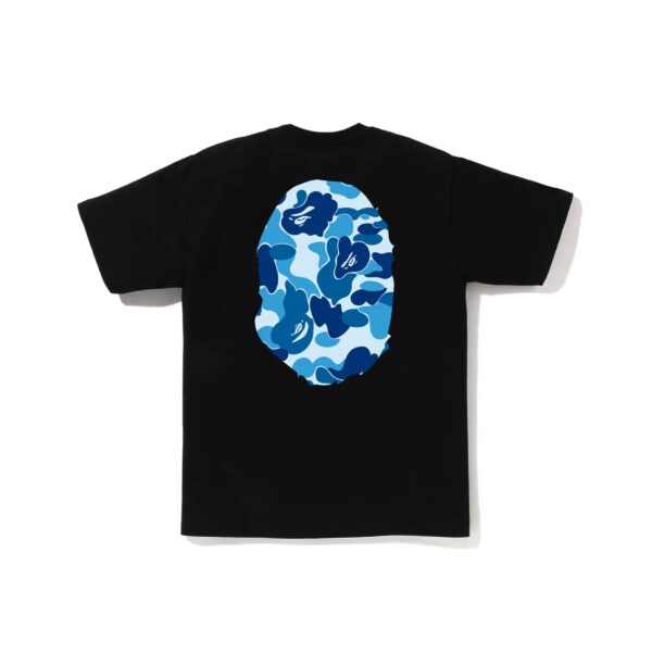 BAPE ABC CAMO BIG APE HEAD TEE-BLUE/BLACK