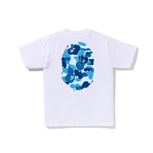 BAPE ABC CAMO BIG APE HEAD TEE-BLUE/WHITE