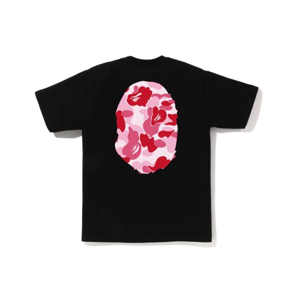 BAPE ABC CAMO BIG APE HEAD TEE-PINK/BLACK