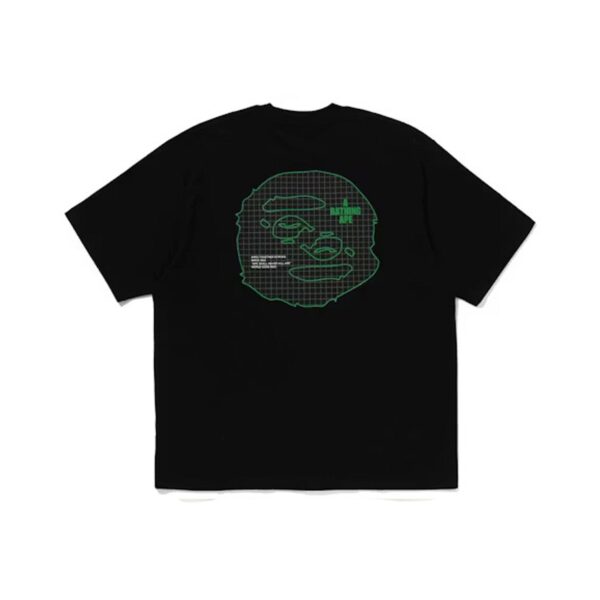 BAPE APE HEAD BAPE RELAXED FIT TEE-BLACK