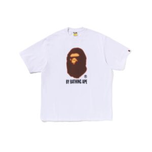 BAPE-BLUR-BY-BATHING-APE-RELAXED-FIT-TEE--WHITE BAPE BLUR BY BATHING APE RELAXED FIT TEE-WHITE