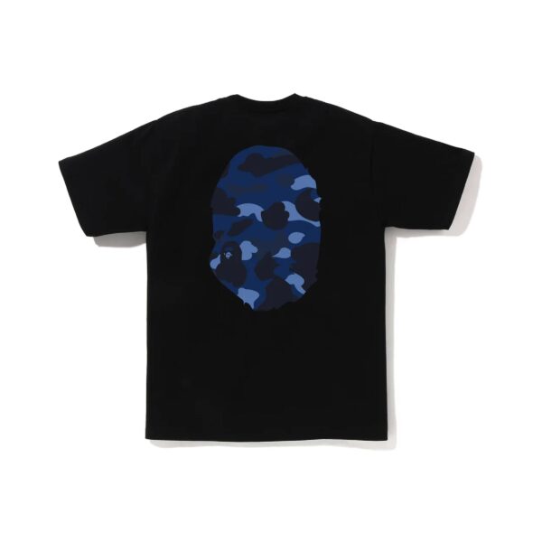 BAPE COLOR CAMO BIG APE HEAD TEE-NAVY/BLACK