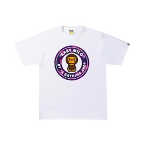 BAPE-COLOR-CAMO-MILO-BUSYWORKS-TEE--PURPLE-WHITE BAPE COLOR CAMO MILO BUSYWORKS TEE-PURPLE/WHITE
