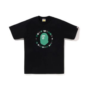 BAPE-COLORS-BUSYWORKS-STA-TEE--BLACK BAPE COLORS BUSYWORKS STA TEE-BLACK