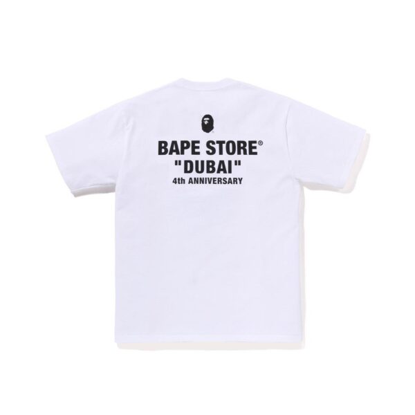 BAPE DUBAI 4TH ANNIVERSARY SHARK TEE-WHITE
