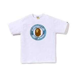 BAPE-HONEYCOMB-CAMO-BUSYWORKS-TEE--BLUE-WHITE BAPE HONEYCOMB CAMO BUSYWORKS TEE-BLUE/WHITE