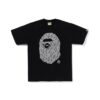 BAPE JAPAN APE HEAD TEE-BLACK