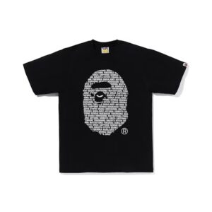 BAPE-JAPAN-APE-HEAD-TEE--BLACK BAPE JAPAN APE HEAD TEE-BLACK