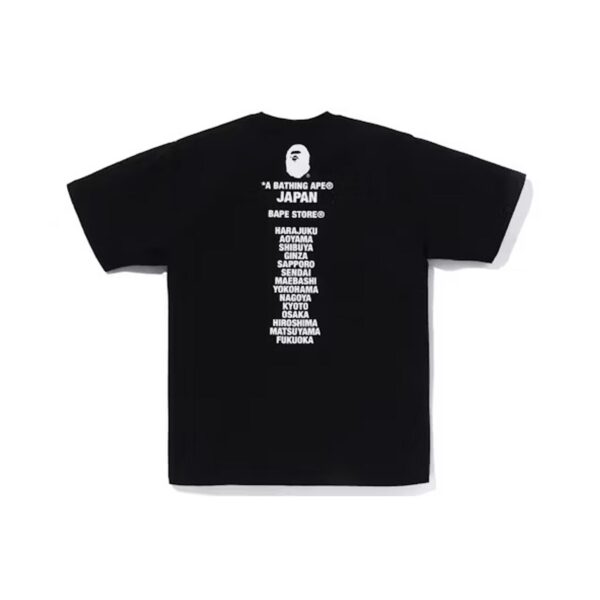 BAPE JAPAN APE HEAD TEE-BLACK