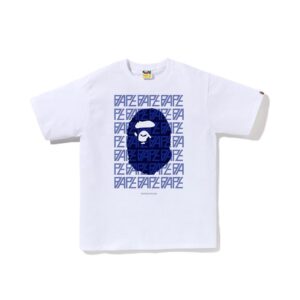 BAPE-LOGO-MONOGRAM-TEE--WHITE BAPE LOGO MONOGRAM TEE-WHITE