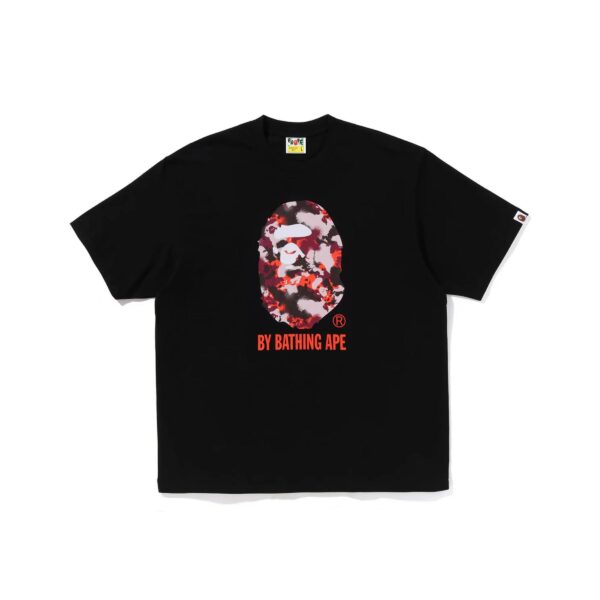 BAPE MAP CAMO BY BATHING APE RELAXED FIT TEE-BLACK