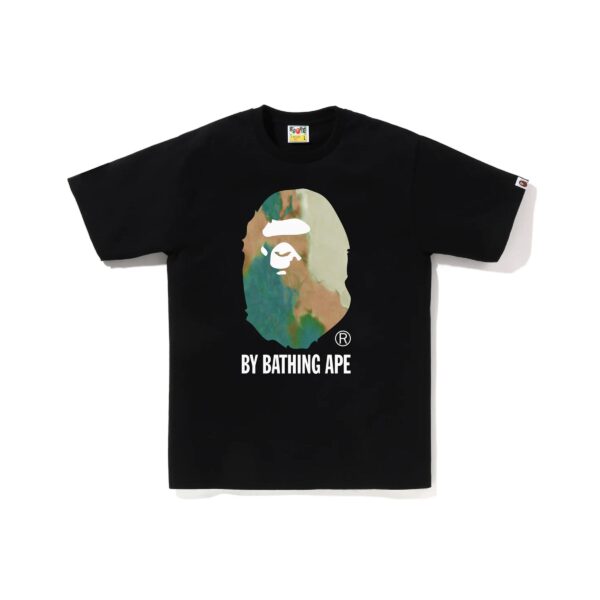 BAPE TIE-DYE BY BATHING APE TEE-BEIGE/BLACK