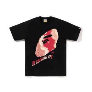 BAPE-TIE-DYE-TWIST-BY-BATHING-APE-TEE--BLACK BAPE TIE DYE TWIST BY BATHING APE TEE-BLACK