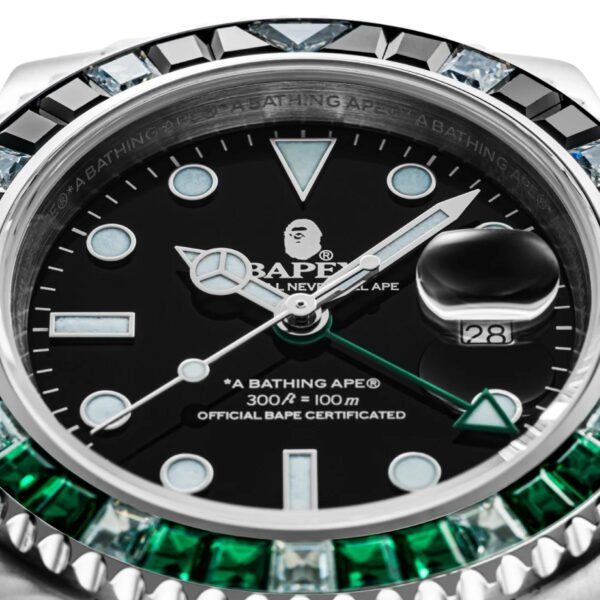 BAPEX TYPE 2 CYRSTAL STONE-BLACK/GREEN