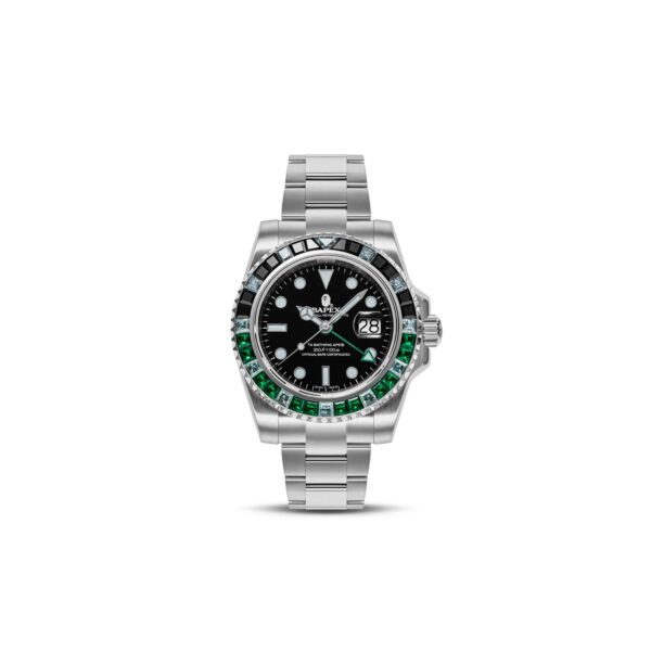 BAPEX TYPE 2 CYRSTAL STONE-BLACK/GREEN