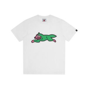 BBC ICE CREAM RUNNING DOG TEE-GREEN/WHITE