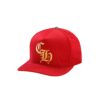 CHROME HEARTS BASEBALL HAT-RED/GOLD
