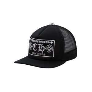 CHROME-HEARTSLASVEGAS CHROME HEARTS "LAS VEGAS" TRUCKER HAT-BLACK