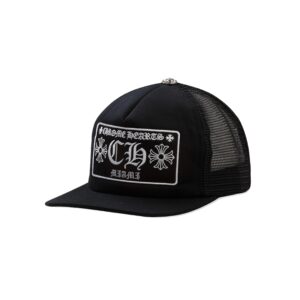 CHROME-HEARTSMIAMI CHROME HEARTS "MIAMI" TRUCKER HAT-BLACK
