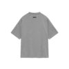 ESSENTIALS JERSEY CREWNECK TEE-DARK HEATHER GREY