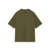 ESSENTIALS JERSEY CREWNECK TEE-MILITARY