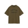 ESSENTIALS JERSEY CREWNECK TEE-OLIVE